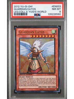 YU-GI-OH 2012 LEGENDARY COLLECTION 3 YUGI'S WORLD #EN003 GUARDIAN EATOS RARE